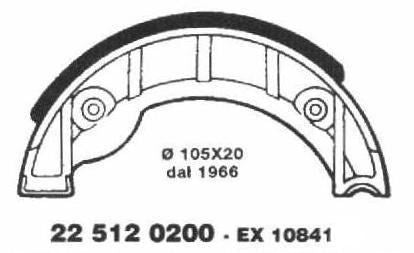 Brake Shoes 22 512 0200