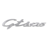 Vespa GTS 125cc Side Panel Badge Right Hand Side Chrome 115x27mm