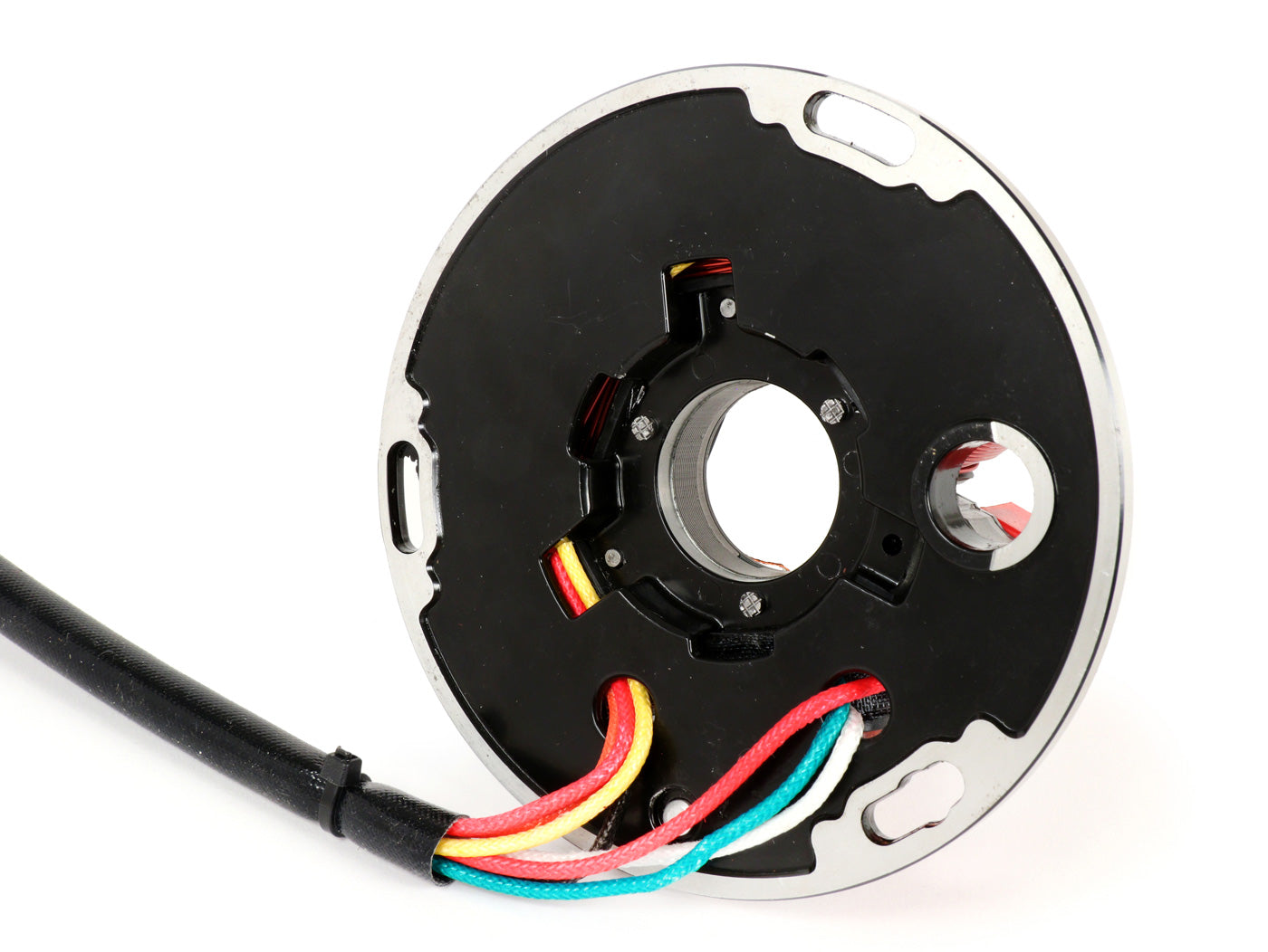 Vespa PX (with battery 1982-84) BGM PRO stator plate HP V2.5 silicone - 7 wires