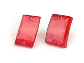 Vespa PK50 S PK80 S PK125 S Front Indicator Lens Set - Red