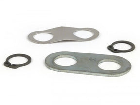 Lambretta Series 2 3 Li LiS SX TV Special Spring Clip & FIxing Plate & 2x Seegers Set for Brake Shoes - Casa Lambretta