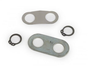 Lambretta Series 2 3 Li LiS SX TV Special Spring Clip & FIxing Plate & 2x Seegers Set for Brake Shoes - Casa Lambretta