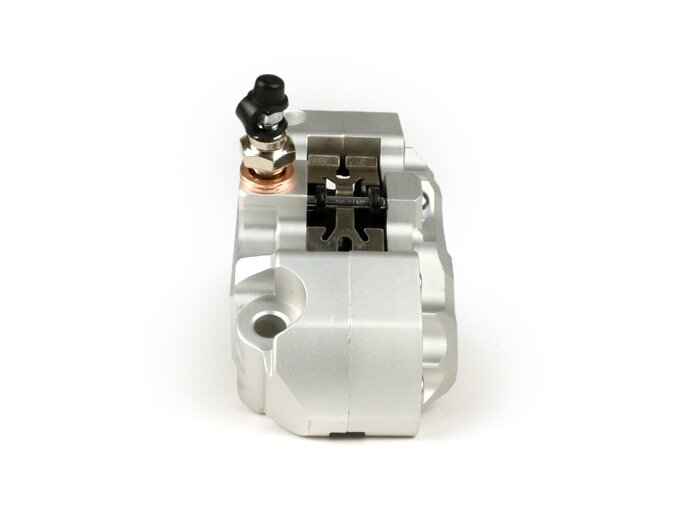 Vespa PX T5 PKXL LML BGM PRO Front Brake Caliper 4-Piston Radial Fixing for PX Disc LML Grimeca - Silver