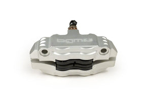 Vespa PX T5 PKXL LML BGM PRO Front Brake Caliper 4-Piston Radial Fixing for PX Disc LML Grimeca - Silver