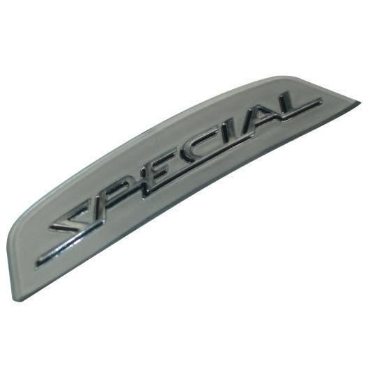 Lambretta - Badge - Rear Frame Badge Insert Special - 3D Silver