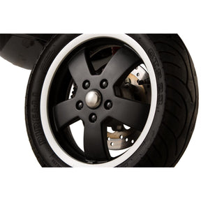 Vespa ET2/ET4/LX/LXV/S/GTS/GTS Super/GTV/GT 50-300cc SIP Black Wheel Stud Cover - Front or Rear 10pcs