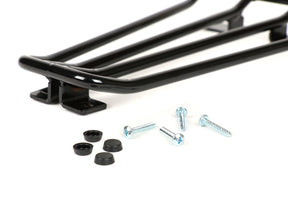 Vespa PX T5 LML Moto Nostra Floor Board Rack - Shiny Black
