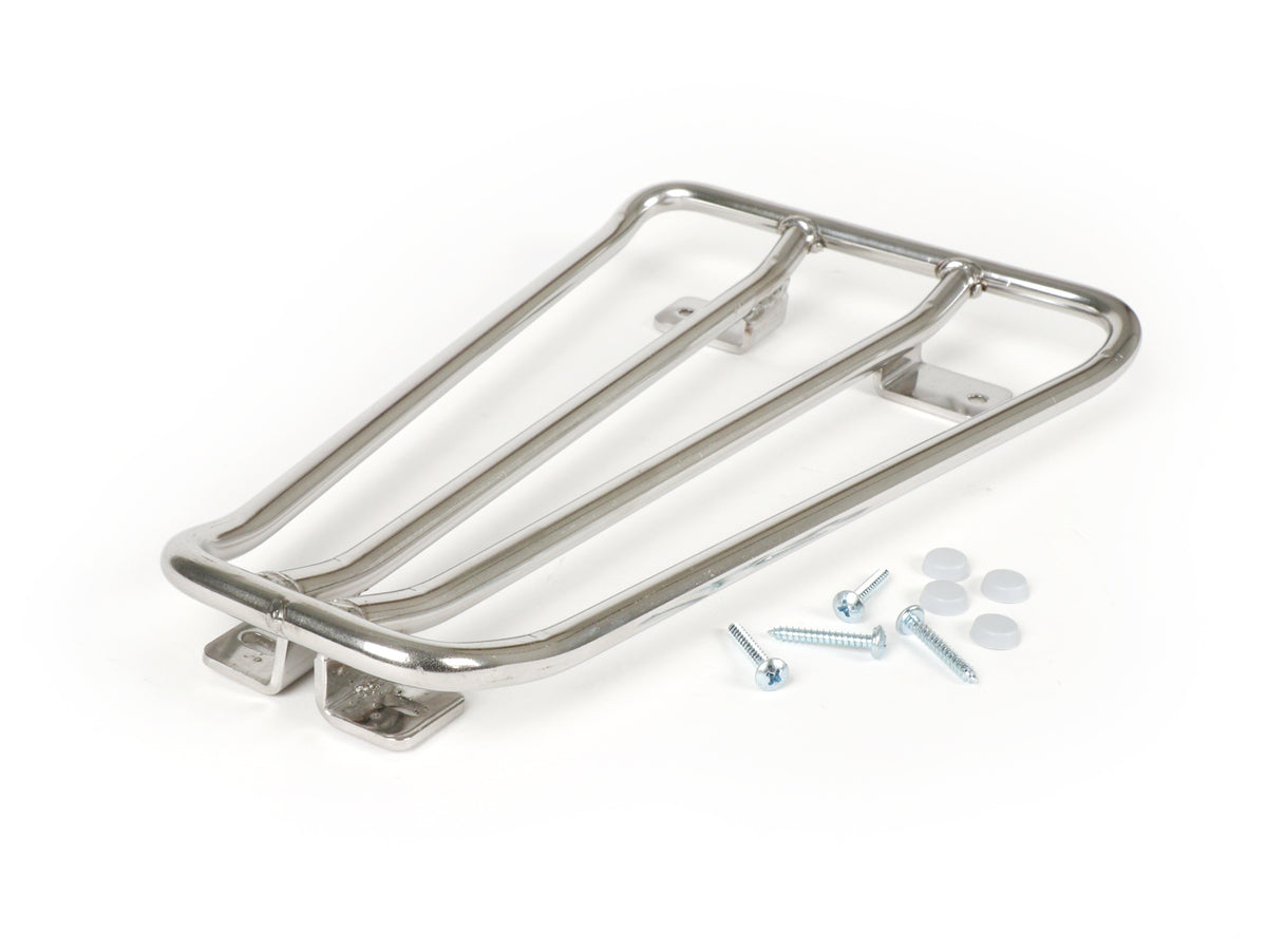 Vespa PX T5 LML 125-200 Moto Nostra Floor Board Rack - Stainless Steel