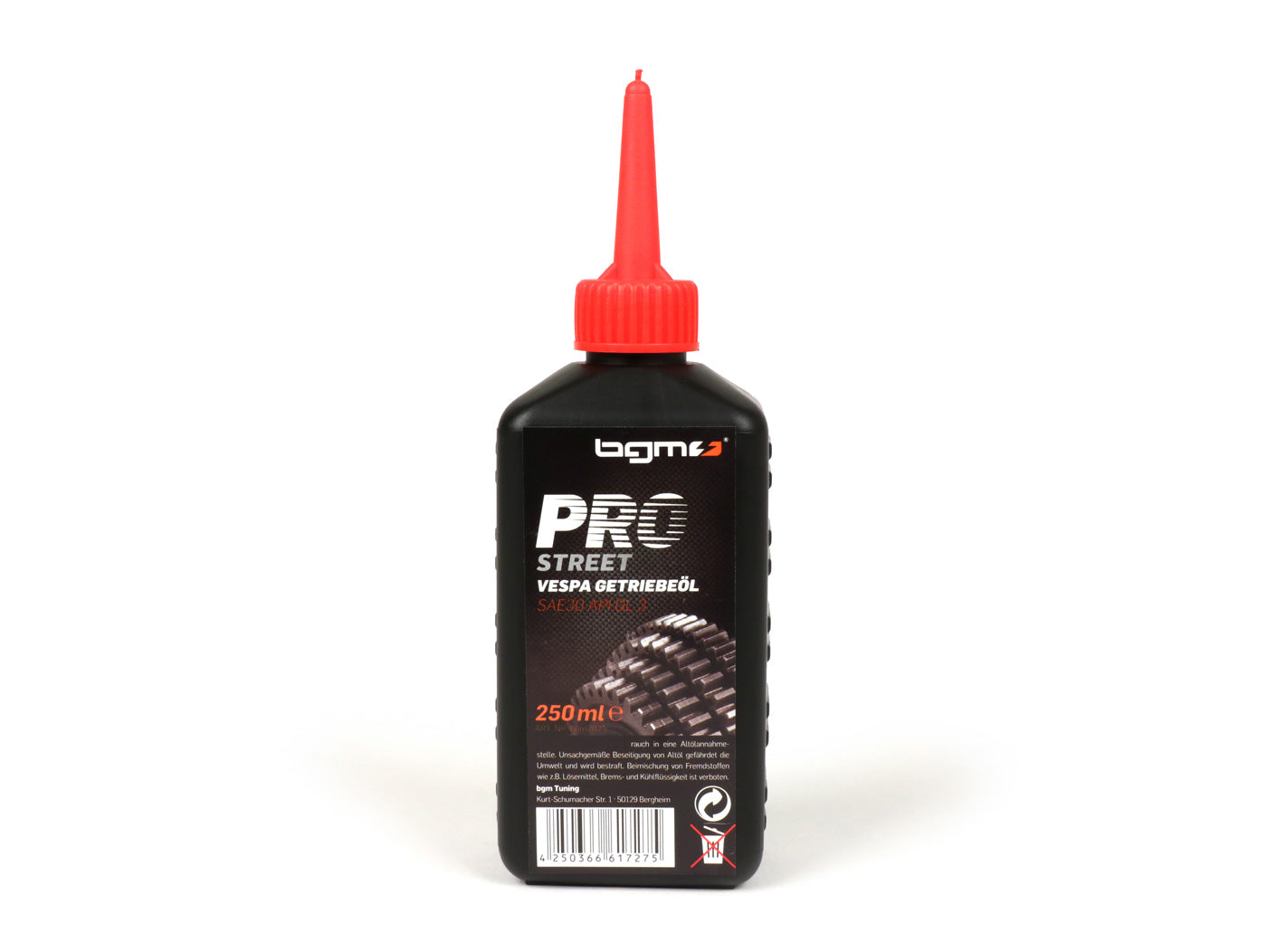 Vespa Gearbox Oil BGM PRO STREET SAE30 250ml