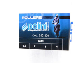 POLINI Premium Variator Roller Set 15x12mm- 6.5-7.0-8.0-9.0g