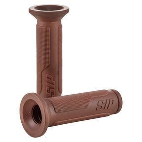 Vespa PX T5 V50-125 Prim ET3 GT/GTR Super Sprint Rally SIP SERIES PORDOI Handlebar Grips - Chocolate Brown Ø24/24mm