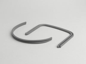 Lambretta Series 1-2 Li TV Bridge Piece Rubbers Grey - Casa Lambretta