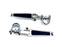 Chrome With Rubber Inlay Footpegs