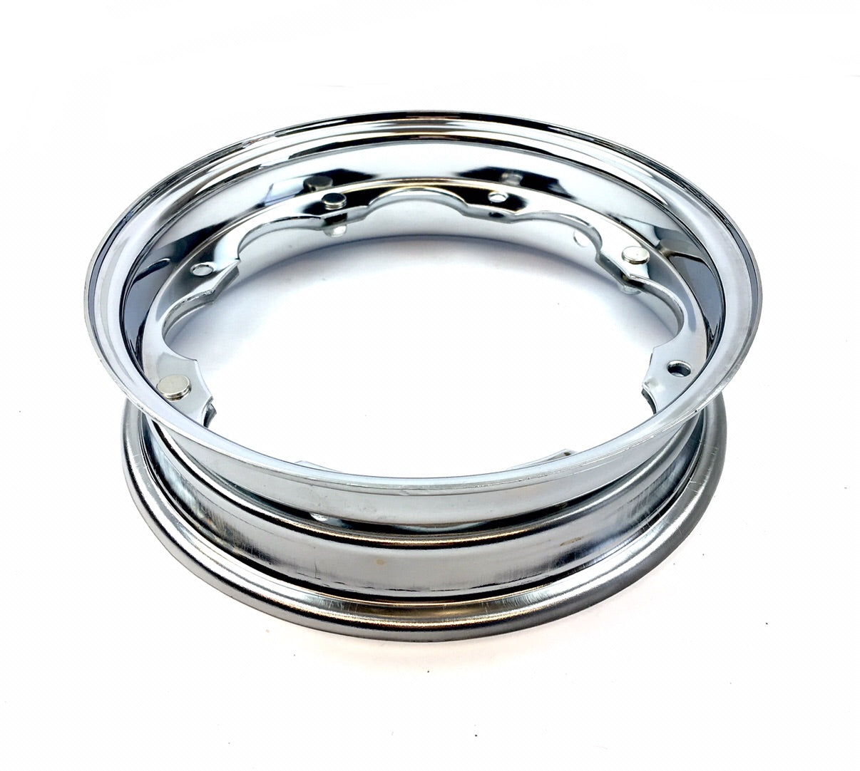 Lambretta Wheel Rim in Show Chrome