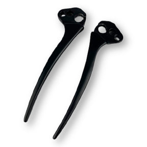 Lambretta Series 3 Li GP SX TV Handlebar Levers Pointed - Black