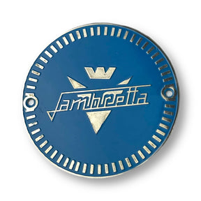 Lambretta LD 125 (1956-) LD 150 (1954-) Vigano Side Panel Flash Badge 52mm - Blue