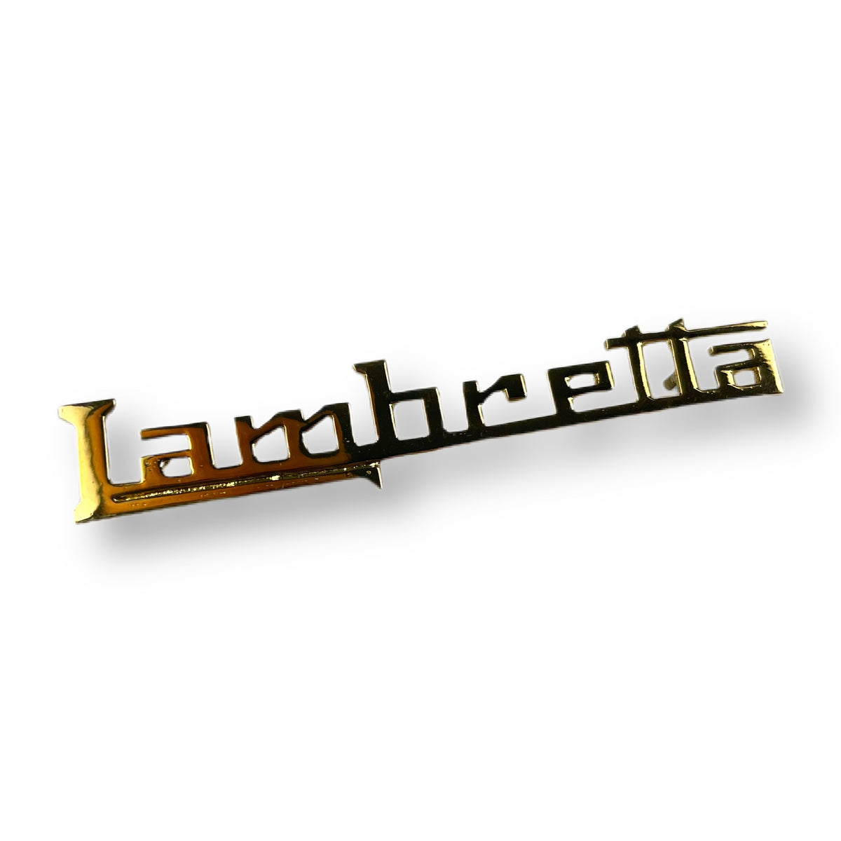 Lambretta GP DL Legshield Badge - Gold Chrome