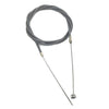 Vespa V50 90 100 Prim ET3 PK Small Frame Clutch Cable Complete - Grey 8mm