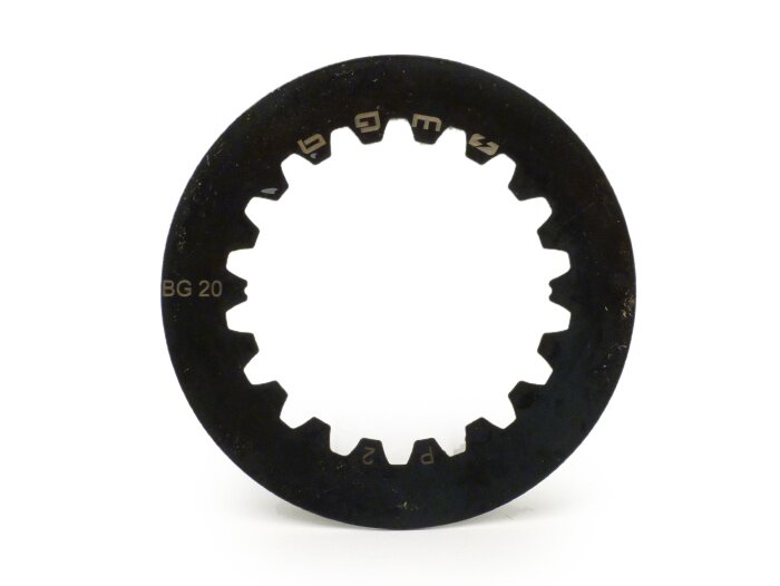 Vespa PX (1995-) BGM PRO Cosa2 Clutch Steel Plate Position 2 with groove - 1.5mm - (discs needed: 1 pc)
