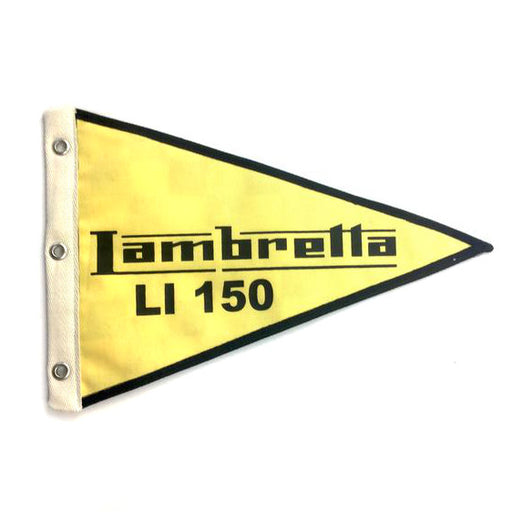 Lambretta Flag Li150 29cm x 18cm Yellow