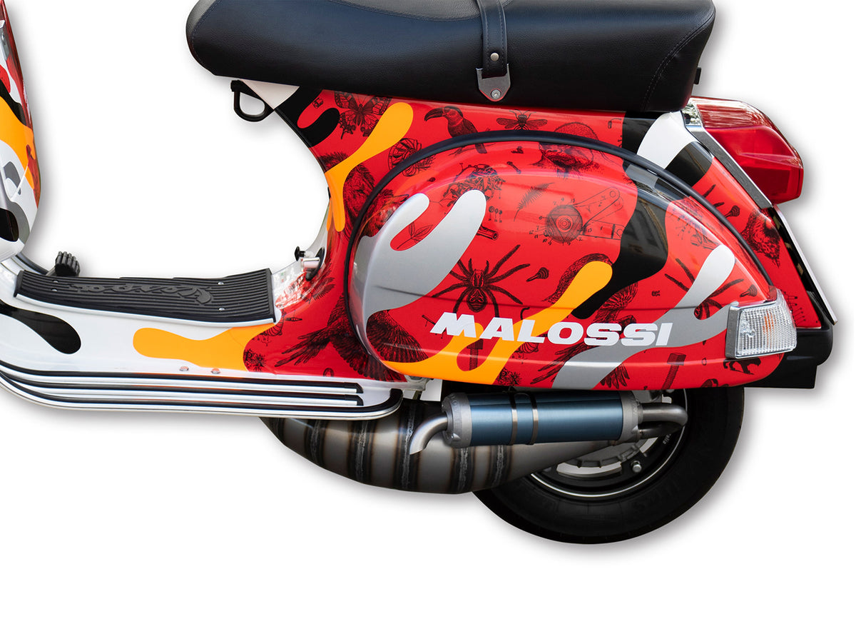 Vespa PX 125-150 PE GT/R 150GL Sprint MALOSSI MHR Racing Exhaust