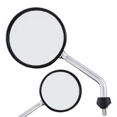 Vespa GT GTS Super LX LXV S 125-300cc SIP Shorty Round RH+LH Mirror - Chrome