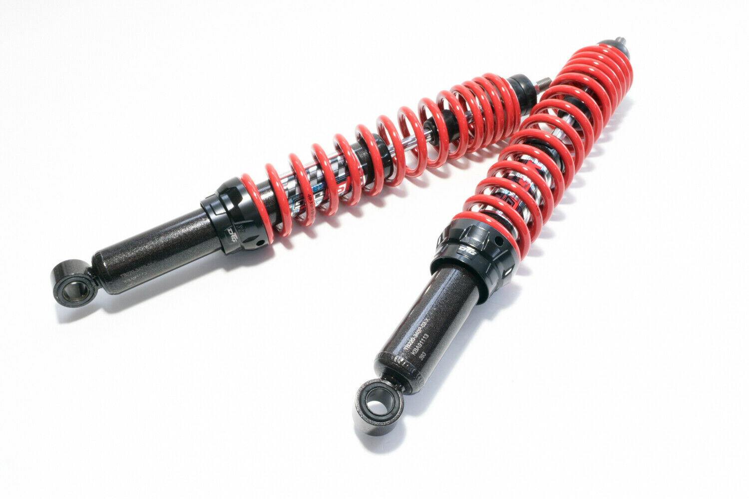 Piaggio Vespa GTS GTV 125 250 300 YSS Rear Shock Absorber - Black and Red