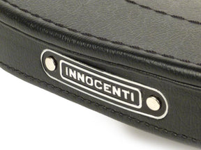 Lambretta C LC D LD Single Seat Cover Front or Rear (Triangular) Black - Casa Lambretta