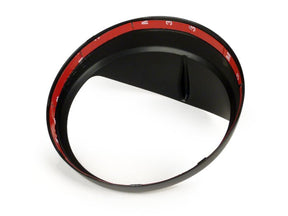 Vespa LX 50-150 GTV GT 60 125-300 Moto Nostra Headlight Rim with Visor - Flat Black