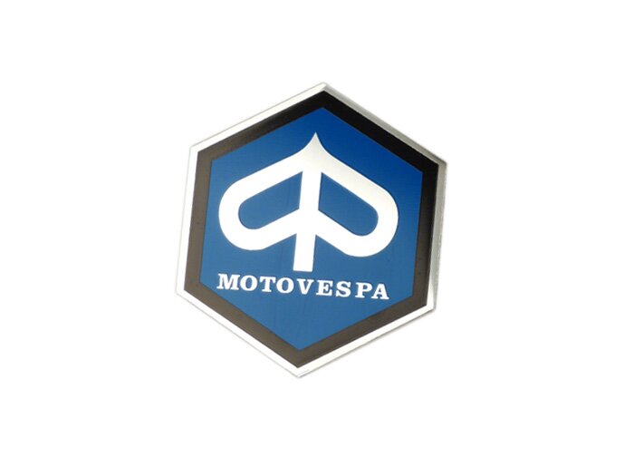 Vespa Motovespa 150 Sprint (S66) 150GS (G67) 160 (E70) 42mm Horncover Hexagon Badge