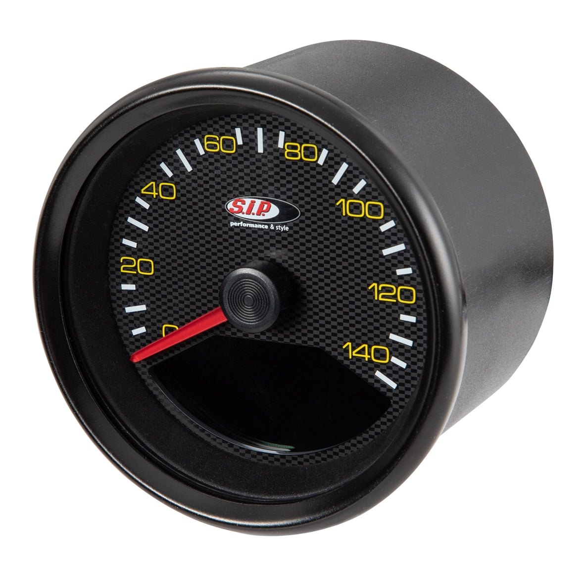 Vespa P125X P150X P200E PX80 SIP Koso Speedometer - Carbon Face & Black Bezel