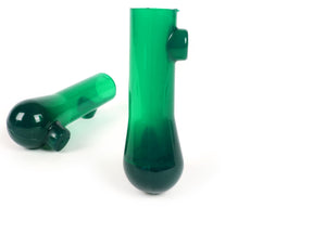 Vespa Sprint Super Rally GS150 GL VBB Centre Stand Feet 20mm Bubble Style - Transparent Green