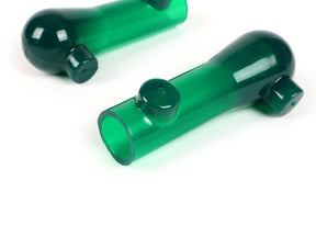 Vespa Sprint Super Rally GS150 GL VBB Centre Stand Feet 20mm Bubble Style - Transparent Green