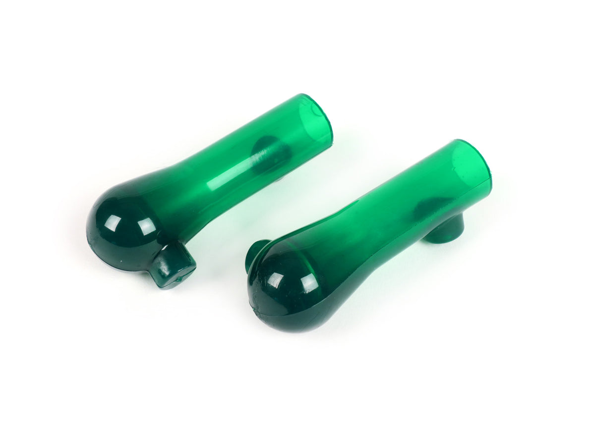 Vespa Sprint Super Rally GS150 GL VBB Centre Stand Feet 20mm Bubble Style - Transparent Green