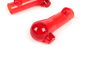 Vespa Sprint Super Rally GS150 GL VBB Centre Stand Feet 20mm Bubble Style - Transparent Red