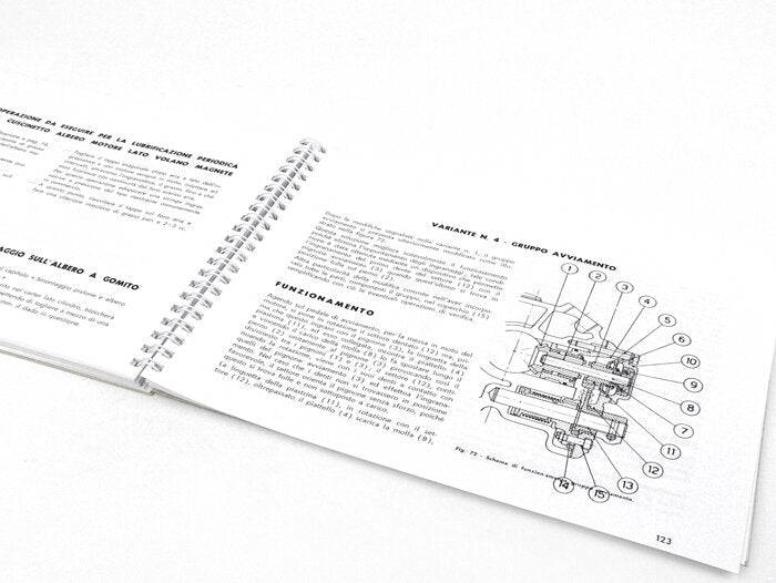 Lambretta D LD 125 150 Workshop Manual - Italian