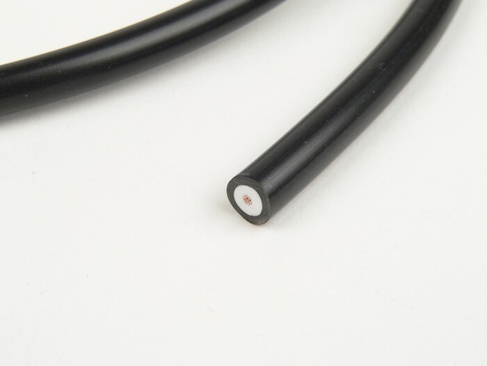 Vespa Lambretta Universal BGM Original Ignition Cable HT Lead Ø-7mm 100cm - Black